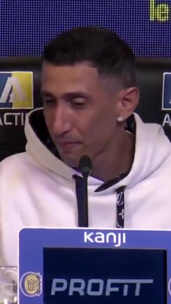 Tears are flowing❗37-year-old Di Maria returned to her childhood parent team Rosario, and she burst into tears at the press conference